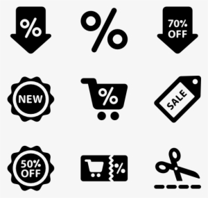 Picture Black And White Library Sale Icon Packs Vector - Logistics Icon
