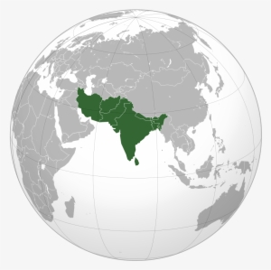 Map Of South Asia - Pakistan Map On Globe