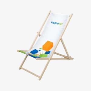 The Promotional Beach Chair Includes Your Custom Graphic - Chair