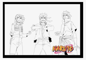 Team 7 Team 7, Naruto - Naruto Team 7 Lineart
