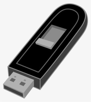 Black Usb Flash Drive - Flash Drive Black And White