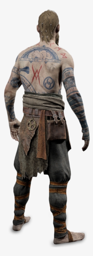 Baldur The Stranger Norse Tattoo, War Tattoo, Viking - God Of War Endboss Tattoo