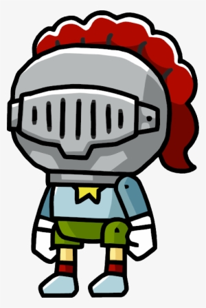 Clipart Black And White Download Knight Scribblenauts - Scribblenauts Maxwell