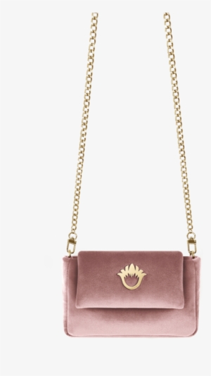 Velvet Handbag With Silver Chain And Elegant Collection