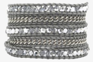 5 Wrap Bracelet Silver Chain - Bracelet