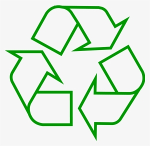 Recycling Symbol Icon Outline Dark Green - Recycling Logo