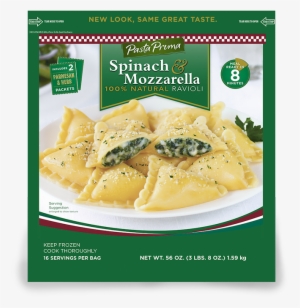 Spinach & Mozzarella Ravioli - Spinach And Mozzarella Ravioli