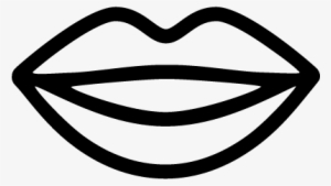 Smiling Lips Vector - Mouth Icon