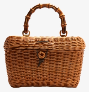 Gucci Cestino Bamboo-handle Wooden Basket Bag - Gucci Straw Bag