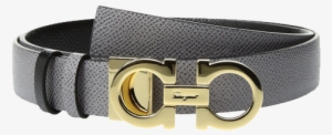 accessories - ferragamo belt grey
