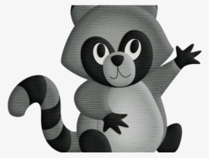 Racoon Clipart Transparent - Woodland Animals Png
