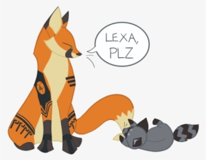 Another Sticker Baby Lexacoon Stop Harassing Foxy Anya - Raven X Anya The 100 Fanart