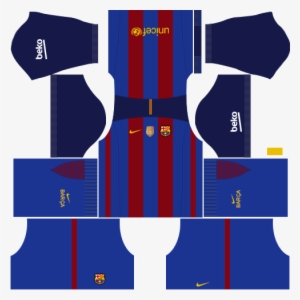 Fc Barcelona Kit - Dream League Soccer 512x512 Kits Barcelona