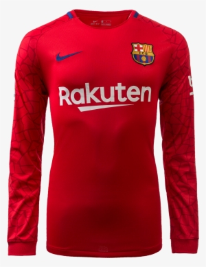 Barcelona 17/18 Goalkeeper Ls Jersey - Barcelona Goalkeeper Kit 2017 18