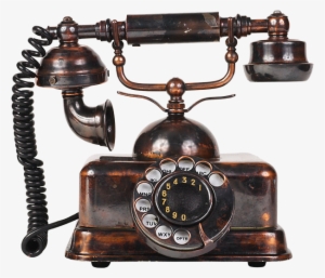 Antique Telephone 01 - Old Telephone Transparent Background