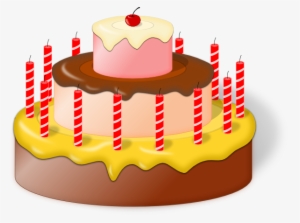 Cake Clipart Chocolate - Svg Birthday Cake