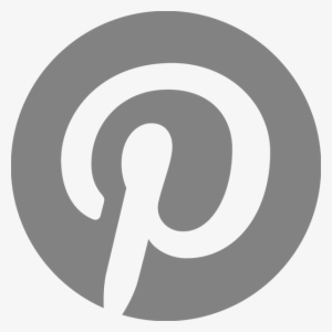 Pinterest Logo White Png Image Royalty Free - Logo Pinterest Gris Png