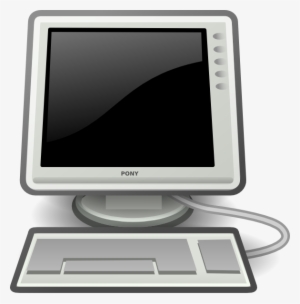 Computer With Black Screen Clipart Png For Web