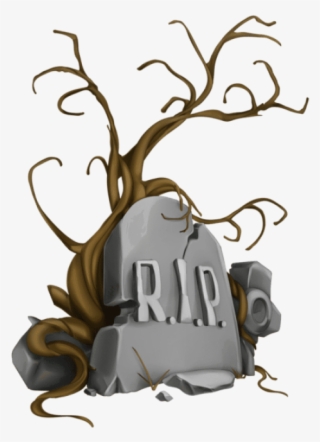 Halloween Rip Tombstone And Tree Png Clipart Image - Spookies 11: Ndas 365 Blank Journal, Trade Paperback