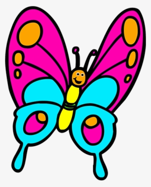 Cartoon Butterfly - Butterfly Clipart