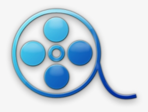 Movie Film Reel Icon - Blue Movie Icon Png