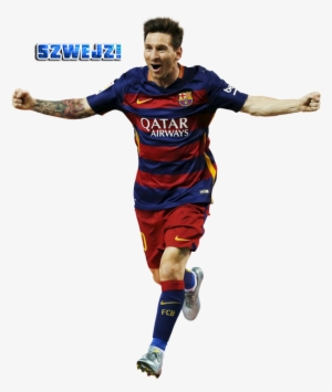 Lionel Messi Png Image - Large Lionel Messi F.c. Barcelona Wall Sticker 18"