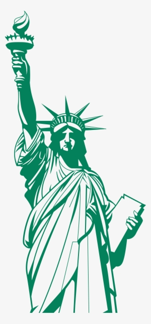 Statue Of Liberty Logo Png Graphic Black And White - Estatua De La Libertad Png