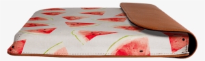 Dailyobjects Watercolor Watermelon Pattern Real Leather - Nap Mat