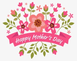 Png Library Download Floral Design Euclidean Vector - Happy Mothers Day Clip Art