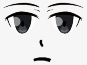 Black And White Library Anime Clipart Anime Face - Anime Face Roblox Png  Transparent PNG - 420x420 - Free Download on NicePNG