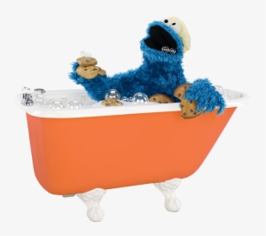 Cookie Monster In The Bath