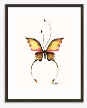 148kms Pfwb Watercolor Butterfly 14 - August Grove 'butterfly 14' Watercolor Painting Print