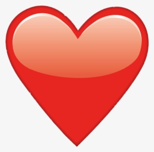 Emoji Corazon Png - Red Heart Emoji Png