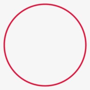 Red Circle Outline Png - Peach