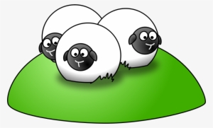 Simple Cartoon Sheep Clipping - Cartoon Sheeps