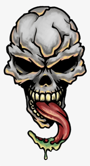 Skull Tattoo Png Transparent Images - Color Skull Tattoo Png