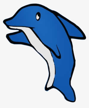 Christian Clip Art Cartoon Dolphin Drawing - Gambar Animasi Lumba Lumba
