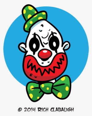 Creepy Clown Face Png - Monster Faces
