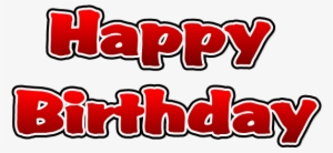 Happy Birthday Image - Happy Birthday Clip Art Red