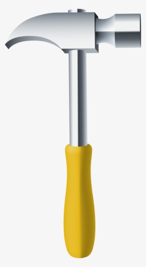Yellow Hammer Png Clip Art - Hammer Png