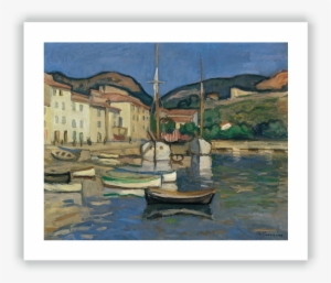 Harbour Of Cassis With Two Tartanes - Camoin Paintings