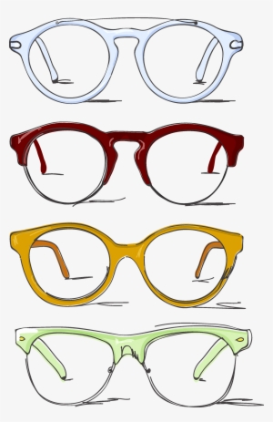 Clip Download Browline Glasses Clip Art Sunglasses - Eye Glasses Case,nnda Co 1pc Portable Zipper Eye Glasses