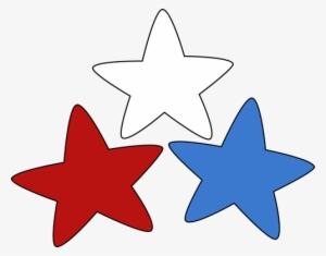 patriotic stars clip art - red white and blue clip art