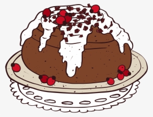 Chocolate Cake Clipart Delicious Cake - 高清 甜點 背景