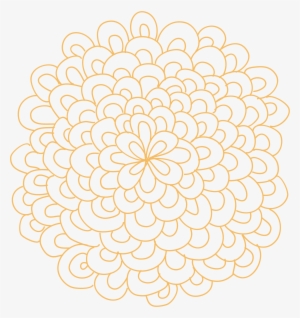 Rosette Flower Clipart Clip Art Download - Background Floral Design Png