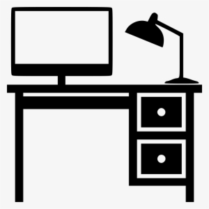 Office Desk Comments - Office Table Icon Png