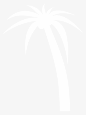 White Palm Tree Vector