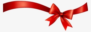 Red Bow Ribbon Png Transparent Image - Лента Бант Png