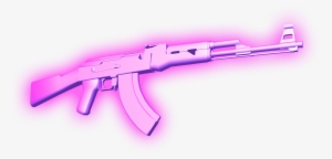 Weapons Ak47 Pink Love Peace - Ak 47 Png Pink