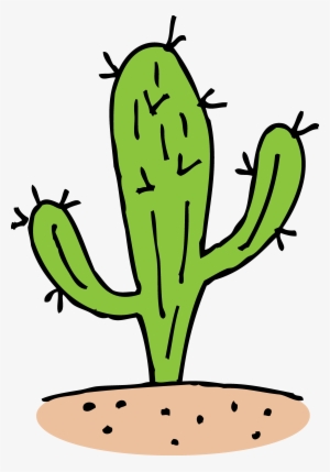 Cactus Clipart Single - Cactus In Desert Clipart